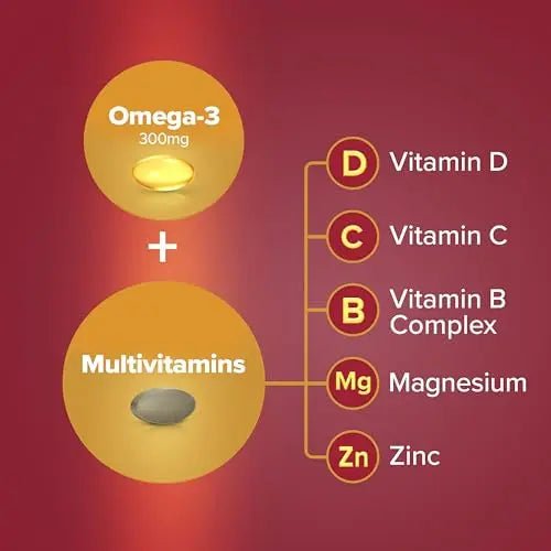 Seven Seas Omega-3 & Multivitamins Man, With B Vitamins and Magnesium, 30-Day Duo - TrustMedUSA