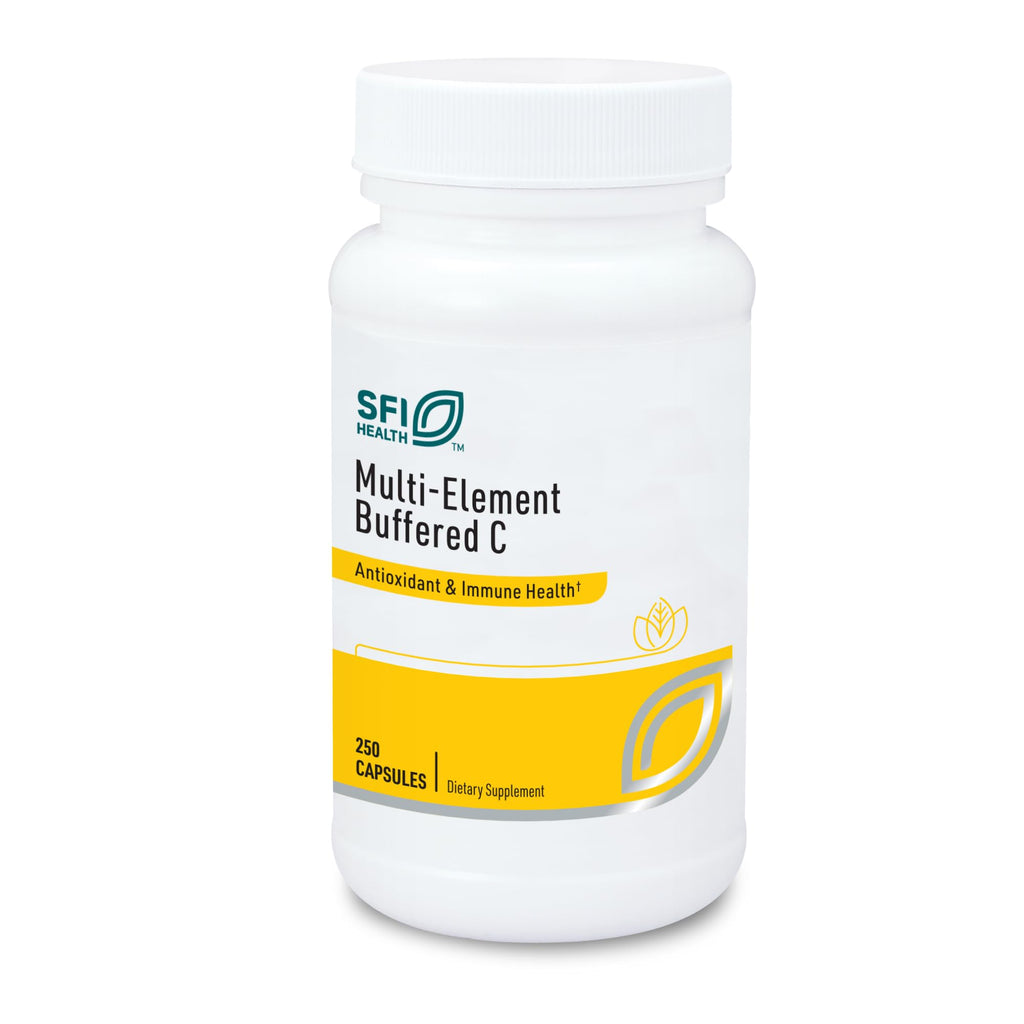 SFI Health Klaire Labs Buffered Vitamin C Capsules with Quercetin Bioflavonoids & L-Glutathione to Support Immune Function & Antioxidant Protection - Hypoallergenic & Gentle on Stomach (250 Capsules) - TrustMedUSA