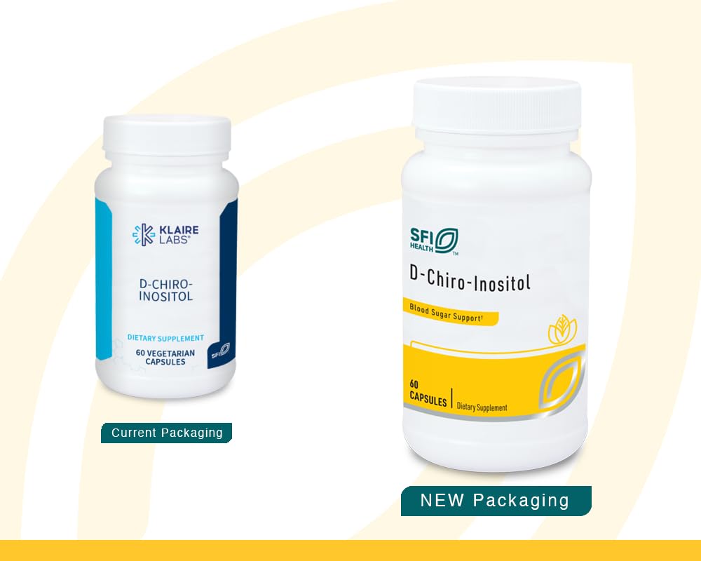 SFI Health Klaire Labs D-Chiro-Inositol - 150 Milligrams Hypoallergenic Supplement (60 Capsules) - TrustMedUSA