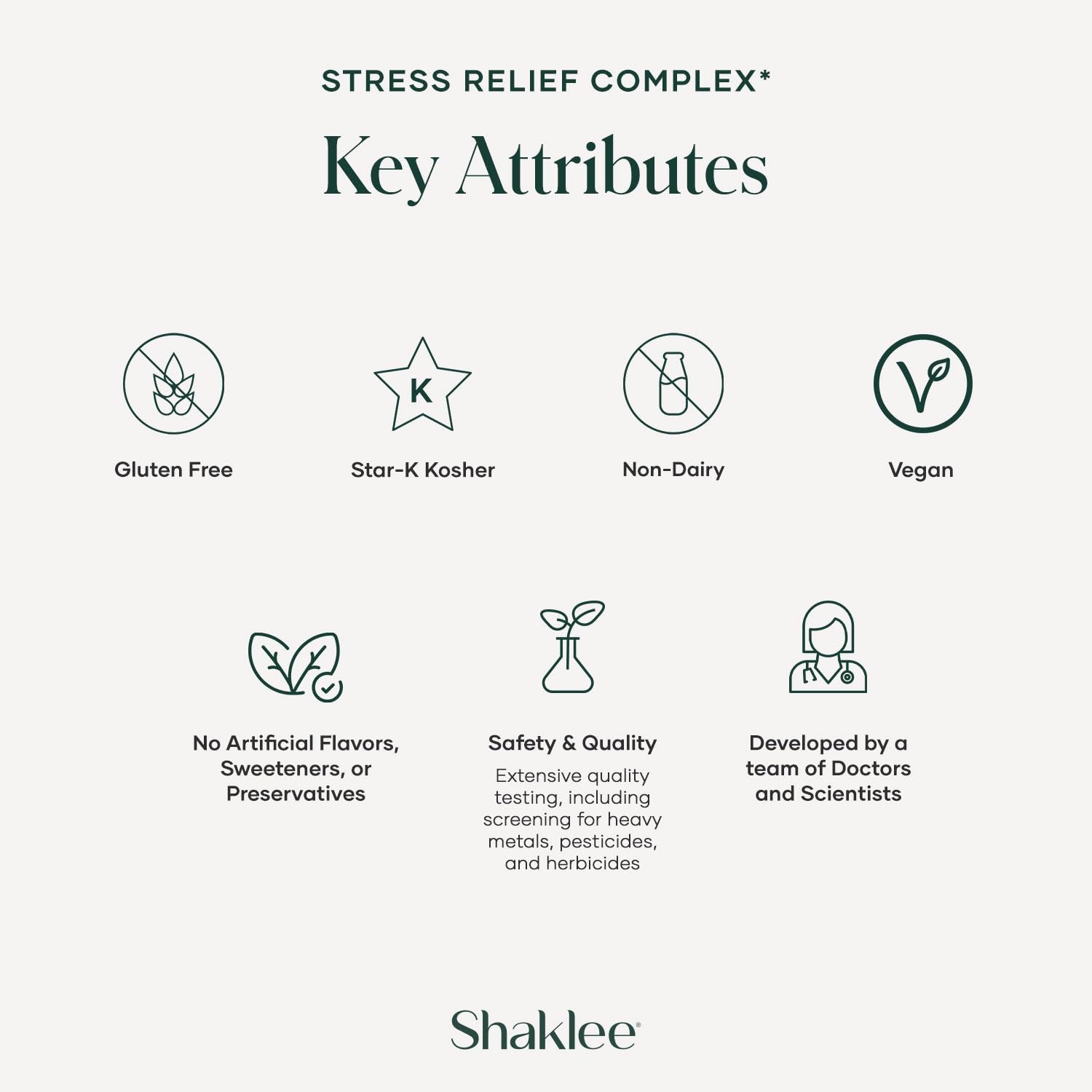 Shaklee - Stress Relief Complex - Calming Blend of L-theanine, Ashwagandha, Beta-sitosterol, and L-tyrosine - Promotes Relaxation without Drowsiness - 1 Caplet Daily - Adults Supplement - 30 Caplets - TrustMedUSA