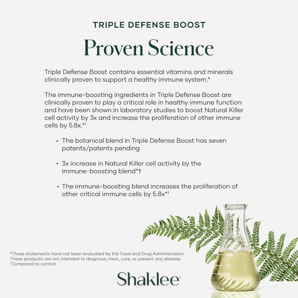 Shaklee - Triple Defense Boost - 20 Servings - TrustMedUSA