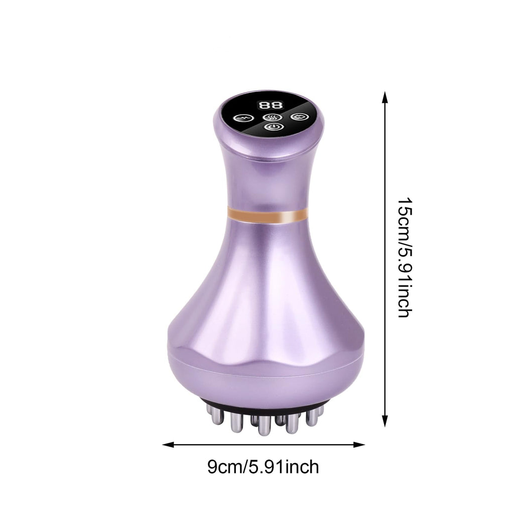SHANOER 4-in-1 Lymphatic Drainage Massager - Anti Cellulite Massage Tool with Heating/Vibration/Red Light/Microcurrent,Body Sculpting Machine for Legs/Belly/Back/Hips/Reduce Stretch Marks & Cellulite - Maple Wellness Supplements