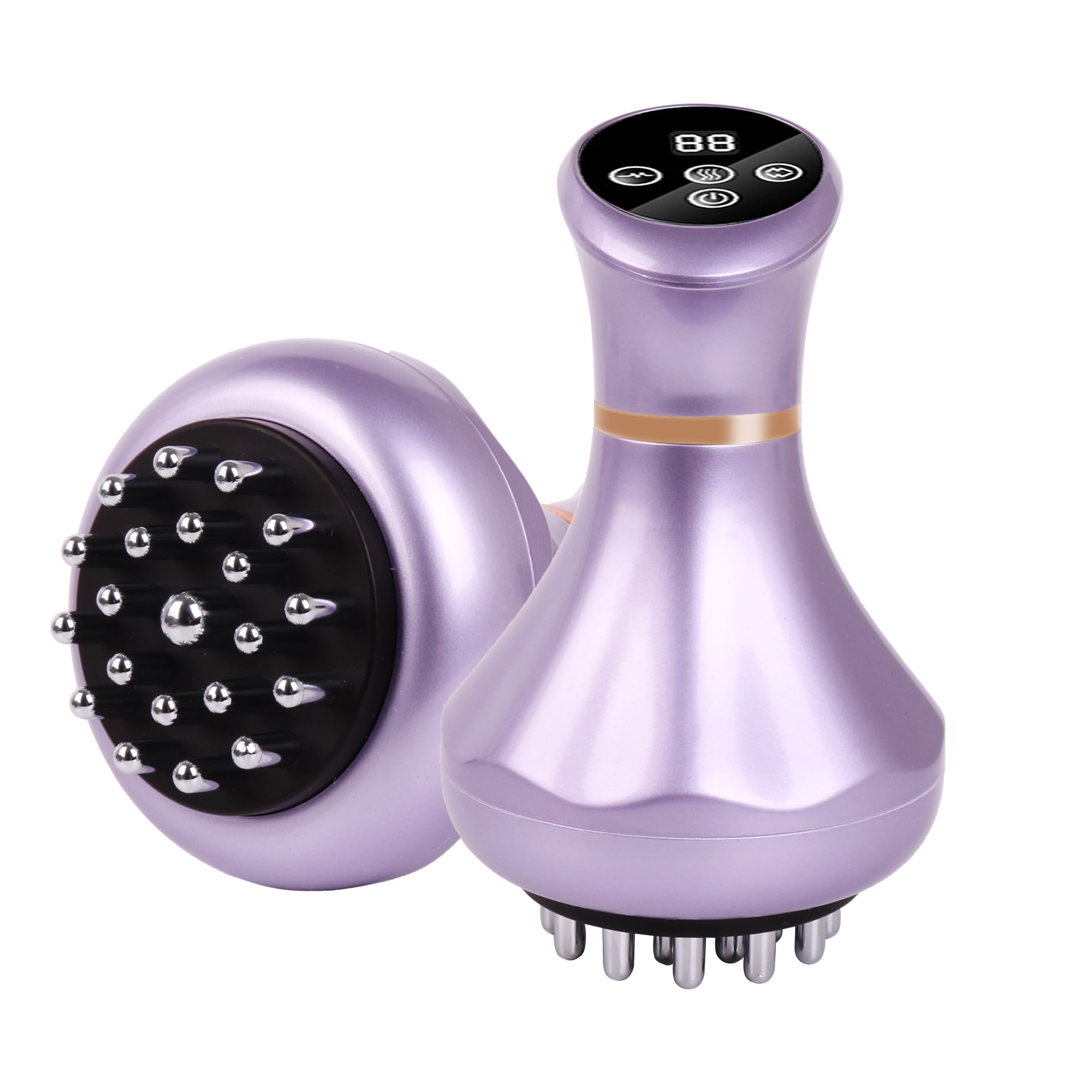SHANOER 4-in-1 Lymphatic Drainage Massager - Anti Cellulite Massage Tool with Heating/Vibration/Red Light/Microcurrent,Body Sculpting Machine for Legs/Belly/Back/Hips/Reduce Stretch Marks & Cellulite - Maple Wellness Supplements