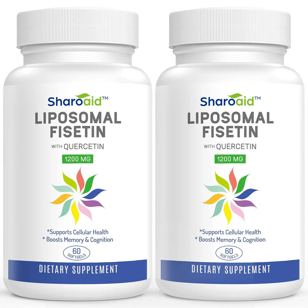 Sharoaid Liposomal Fisetin with Quercetin Supplements 1200 mg per Serving - TrustMedUSA
