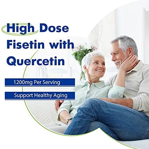 Sharoaid Liposomal Fisetin with Quercetin Supplements 1200 mg per Serving,High Absorpti - TrustMedUSA