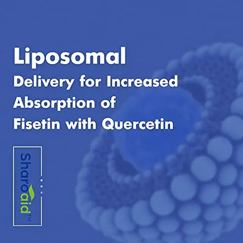 Sharoaid Liposomal Fisetin with Quercetin Supplements 1200 mg per Serving,High Absorpti - TrustMedUSA