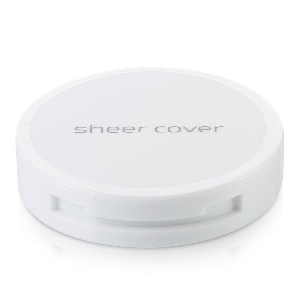 Sheer Cover Studio – Conceal and Brighten Highlight Trio – Two-Toned Concealers – Shimmering Highlighter – Light/Medium Shade – With FREE Concealer Brush – 3 Grams - TrustMedUSA