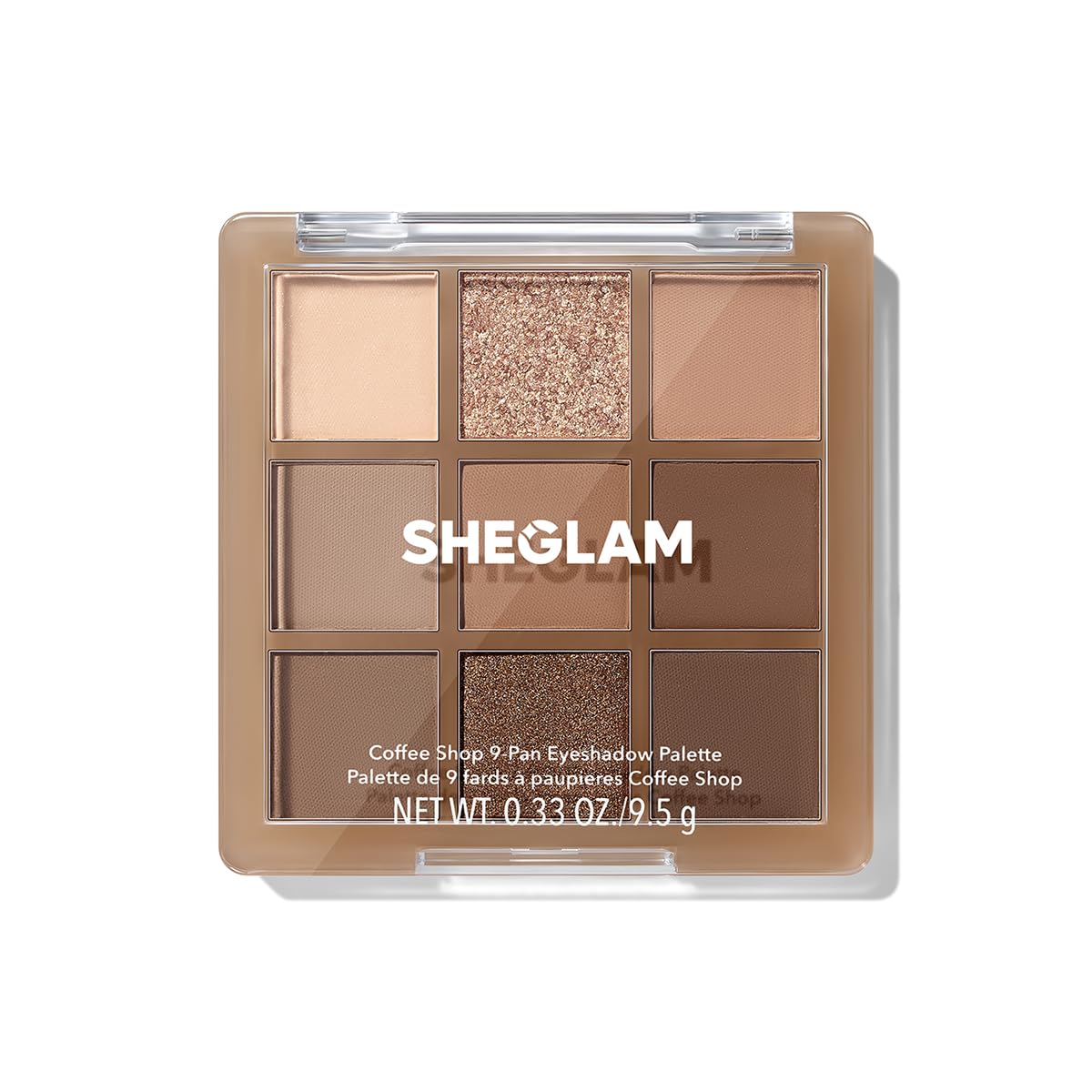 SHEGLAM Eyeshadow Palette 9-Color Ultra-pigmented Shimmer & Matte Shades, Vegan & Cruelty-free-Coffee Shop - TrustMedUSA