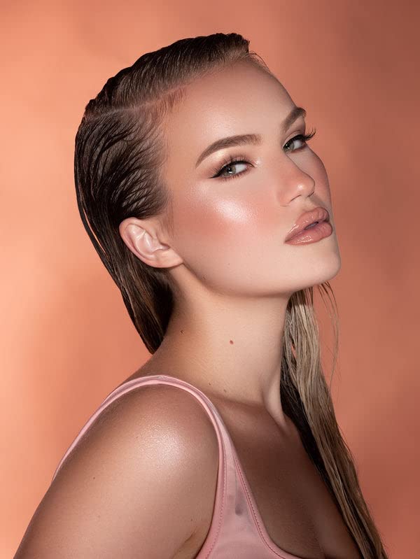 SHEGLAM Glow Bloom Liquid Waterproof Highlighter Long Lasting Cream Highlighter with Shimmer Dewy Finish - Vanilla Frost - TrustMedUSA