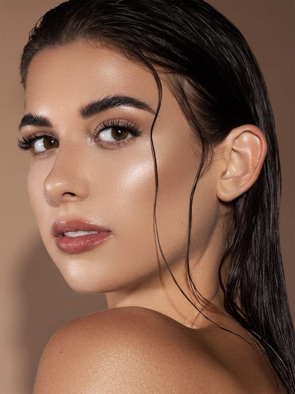 SHEGLAM Glow Bloom Liquid Waterproof Highlighter Long Lasting Cream Highlighter with Shimmer Dewy Finish - Vanilla Frost - TrustMedUSA