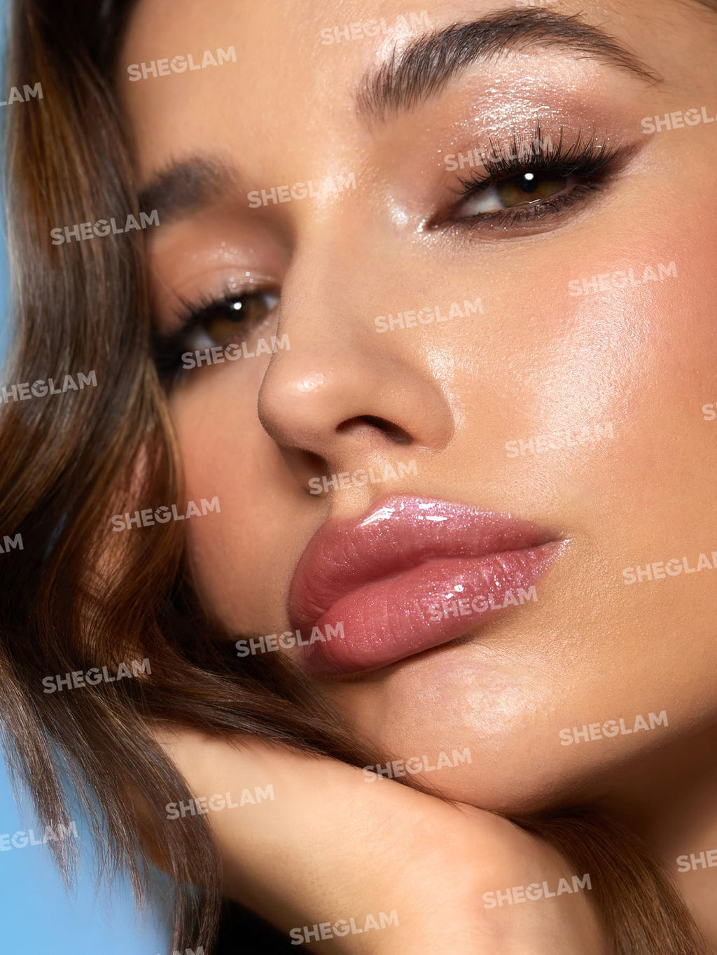SHEGLAM Pout-Perfect Moisturizing Solid Lip Gloss Shimmer Lip Plumper - Violet Fizz - TrustMedUSA