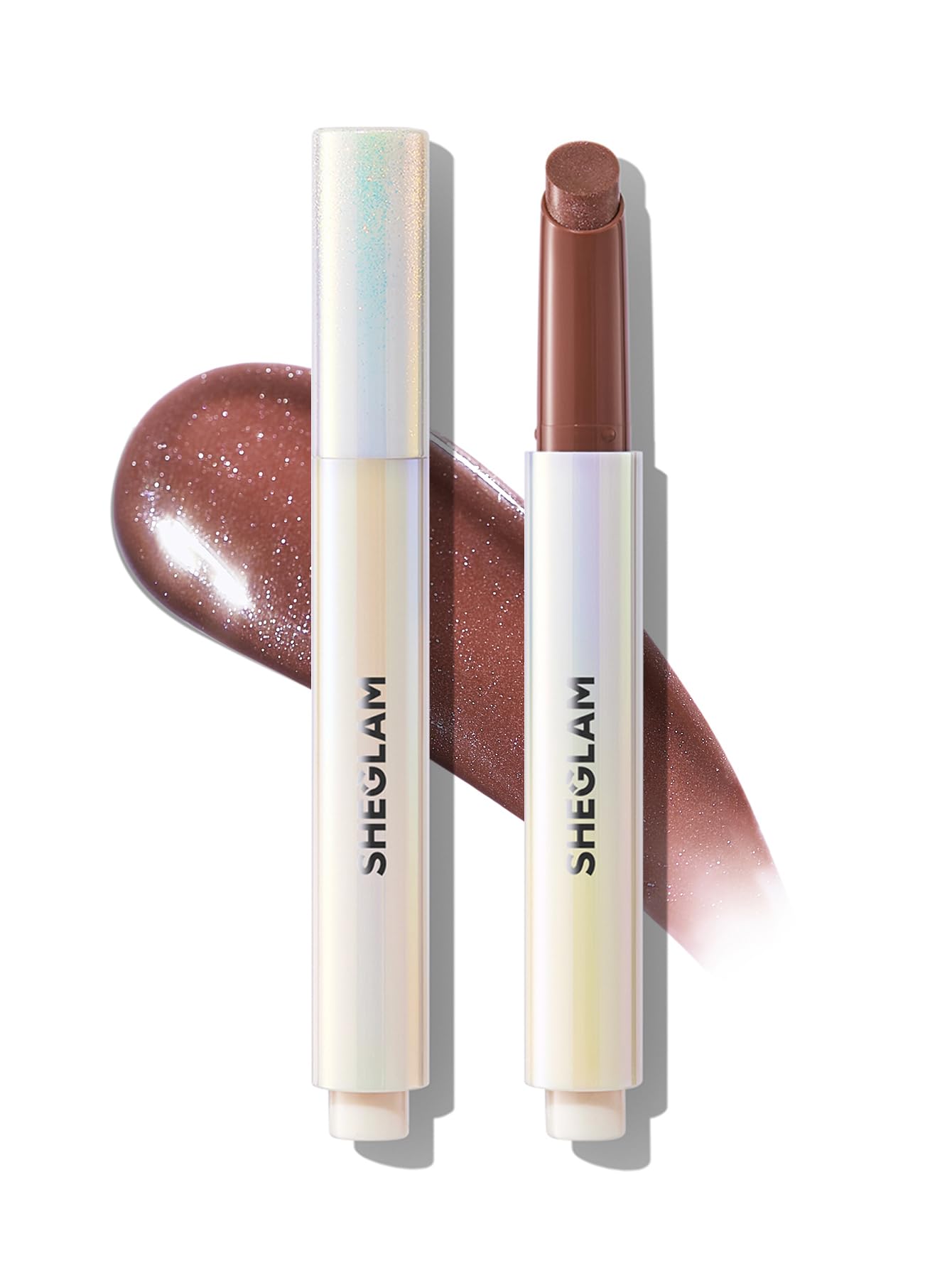 SHEGLAM Pout-Perfect Moisturizing Solid Lip Gloss Shimmer Lip Plumper - Violet Fizz - TrustMedUSA