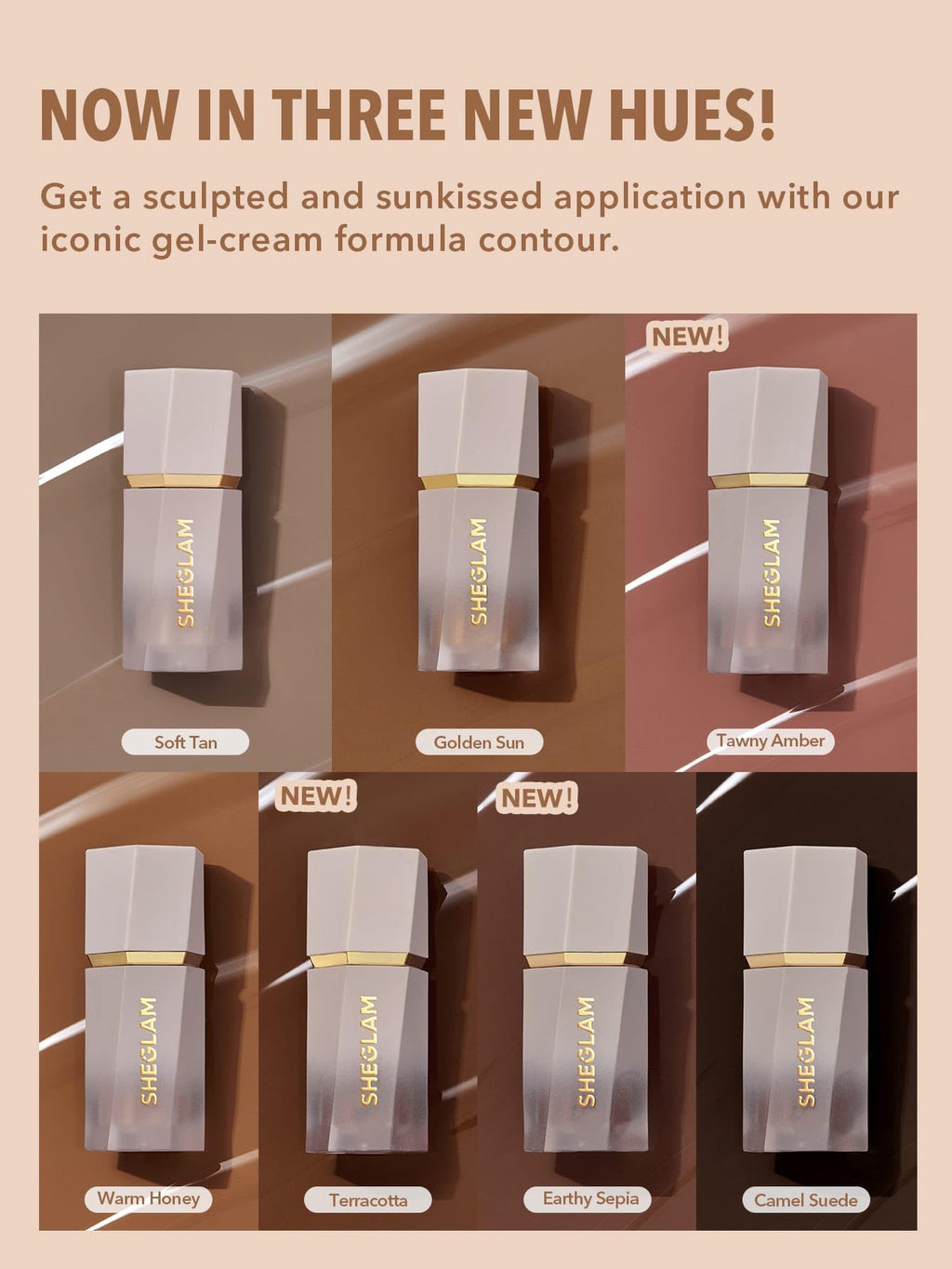 SHEGLAM Sun Sculpt Liquid Contour Stick Long Lasting Cream Bronzer Makeup-Warm Honey - TrustMedUSA