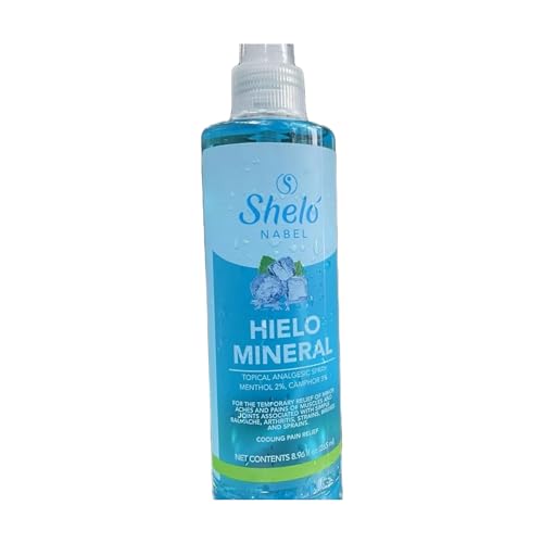 Sheló NABEL Hielo Mineral 8.7 fl Oz & VR-C 250ml Relax Sore Muscles and Joints Increase Circulation Reduce Inflammation - TrustMedUSA
