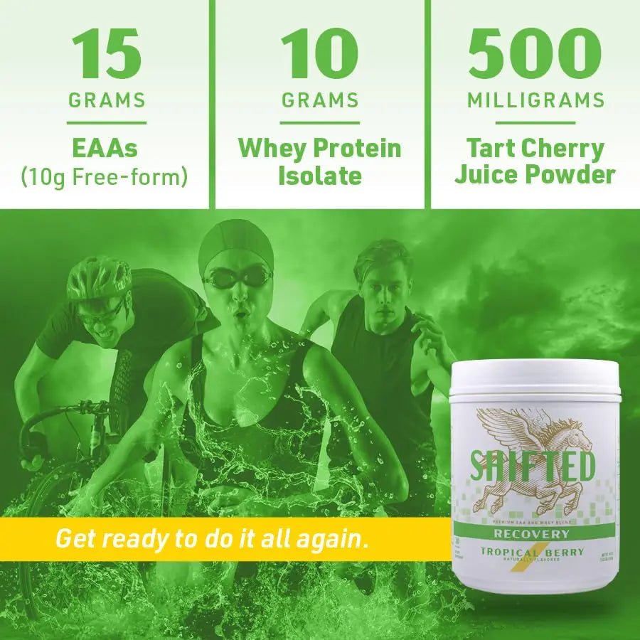 SHIFTED Whey Protein Isolate Protein Powder Post Workout Recovery Drink Mix - TrustMedUSA