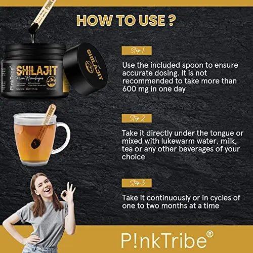 Shilajit Resin, Original Himalayan Shilajit 30g - Gold Grade 100% Pure, Rich in Fulvic - TrustMedUSA