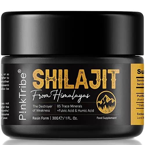 Shilajit Resin, Original Himalayan Shilajit 30g - Gold Grade 100% Pure, Rich in Fulvic - TrustMedUSA