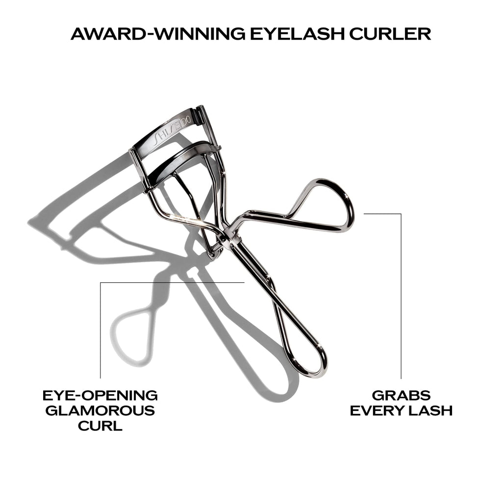 Shiseido Eyelash Curler - Crimps & Curls Lashes for Perfect, Eye-Framing Fringe - Gentle & Safe - Includes Replacement Pad - TrustMedUSA