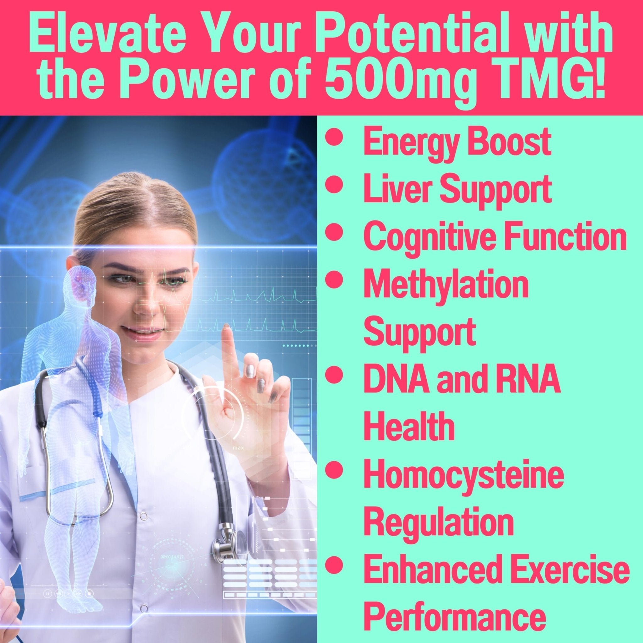 SHIZAM TMG Betaine Alpha Lipoic Acid ALA D3 Fisetin Gummies, Tri-Methylglycine trimethylglycine R-Alpha NAD+ Plus + HCL Supplements, Mitochondrial Senolytic Activator, NR Capsules Powder 600mg 1000mg - TrustMedUSA