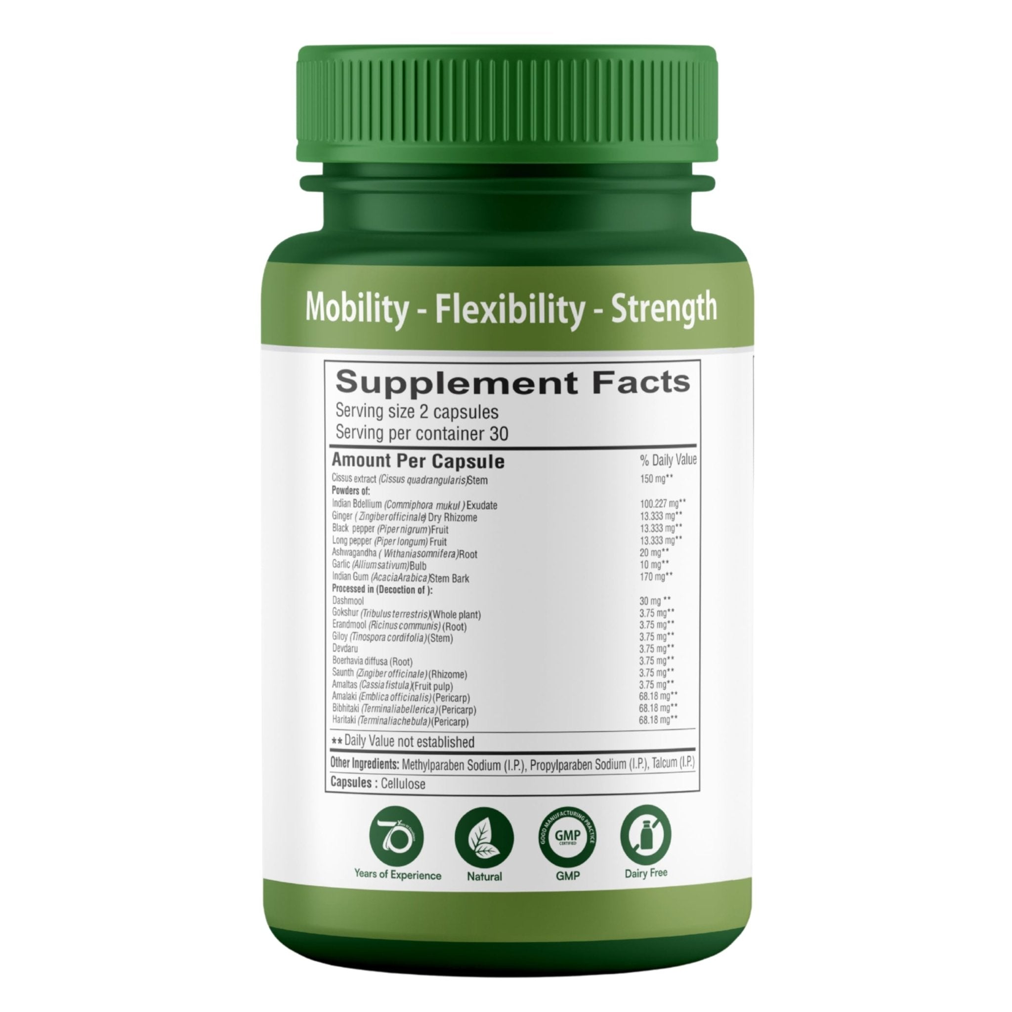 SHREE DHANWANTRI HERBALS SDH Bonartho | Bone & Joint Support Supplement | Move with Comfort & Ease | 60 Caps (1 Mon Supply) - TrustMedUSA