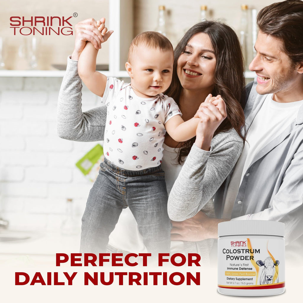 Shrink Colostrum Powder 2.7 oz – Natural Bovine Colostrum Supplement for Overall Health - TrustMedUSA