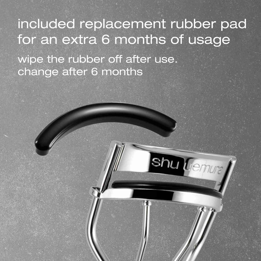 Shu Uemura Iconic Eyelash Curler, Achieve Precise Control and Long-Lasting Curl - Includes Silicone Replacement Pad. Professional Makeup Artist Tool for All Eye Shapes - Maple Wellness Supplements