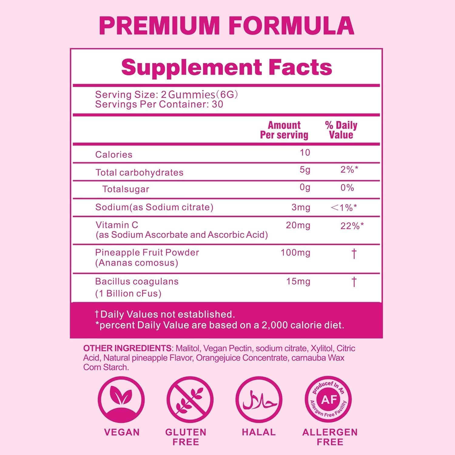 Shytrouy Premium Feminine Balance Gummies for Women, Vaginal Probiotics - pH Balance & Immune Defense Support for Feminine Health, Hawaiian Pineapple Flavor - 60 Count - TrustMedUSA