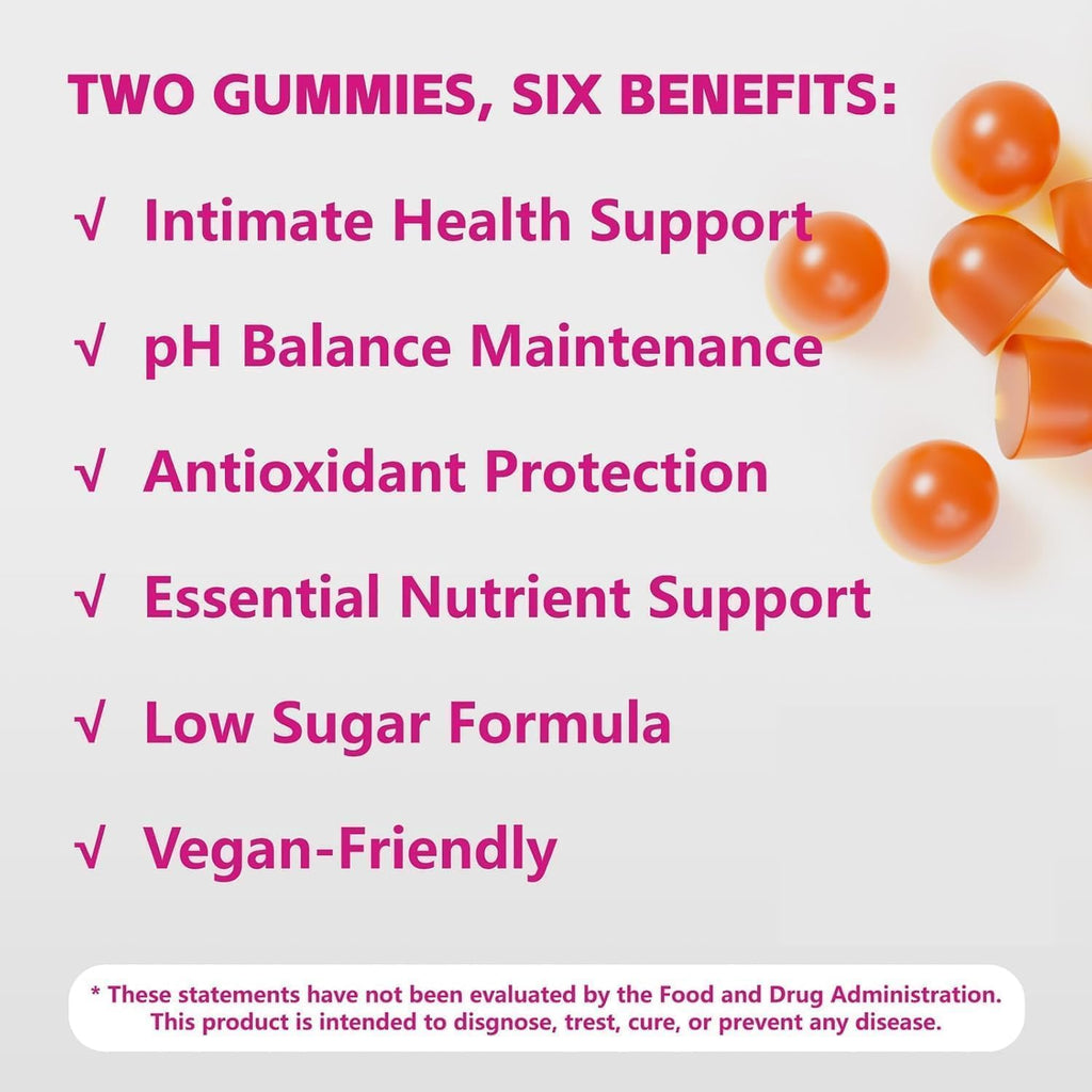 Shytrouy Premium Feminine Balance Gummies for Women, Vaginal Probiotics - pH Balance & Immune Defense Support for Feminine Health, Hawaiian Pineapple Flavor - 60 Count - TrustMedUSA