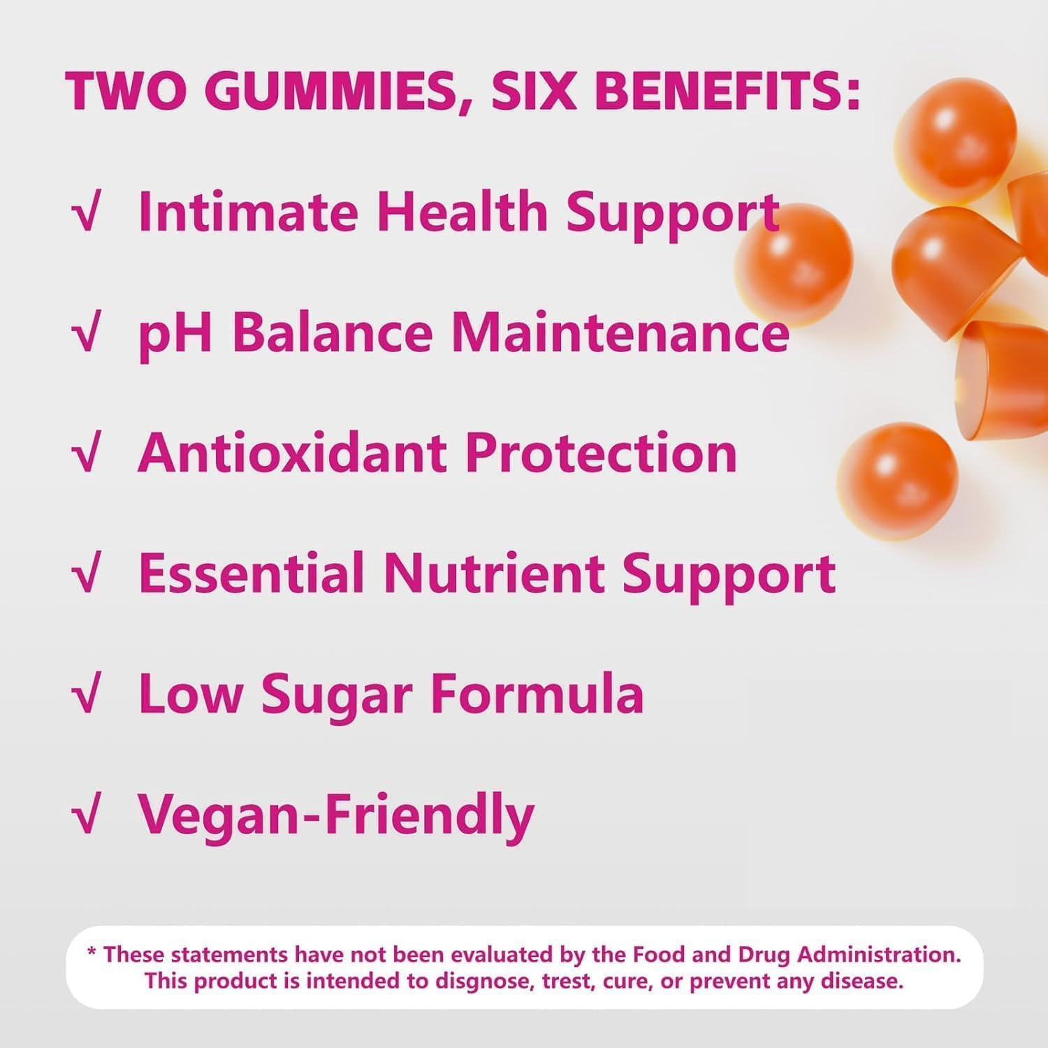 Shytrouy Premium Feminine Balance Gummies for Women, Vaginal Probiotics - pH Balance & Immune Defense Support for Feminine Health, Hawaiian Pineapple Flavor - 60 Count - TrustMedUSA