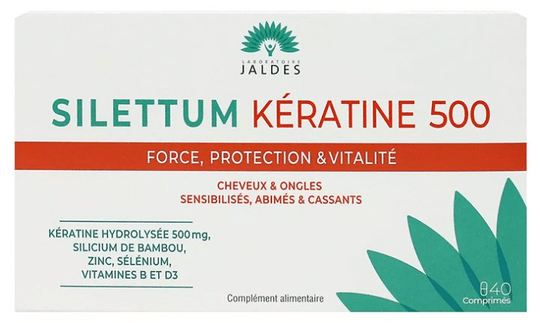 SILETTUM KERATINE 500 Strength Protection & Vitality - 40 Tablets - TrustMedUSA