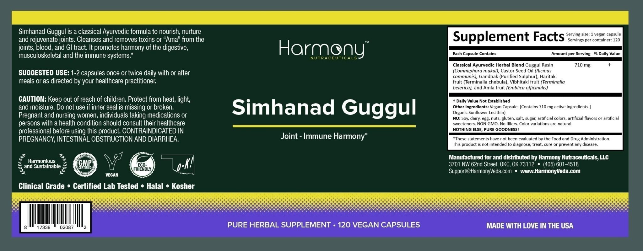 Simhanad Guggul (Joint-Immune Harmony) - TrustMedUSA