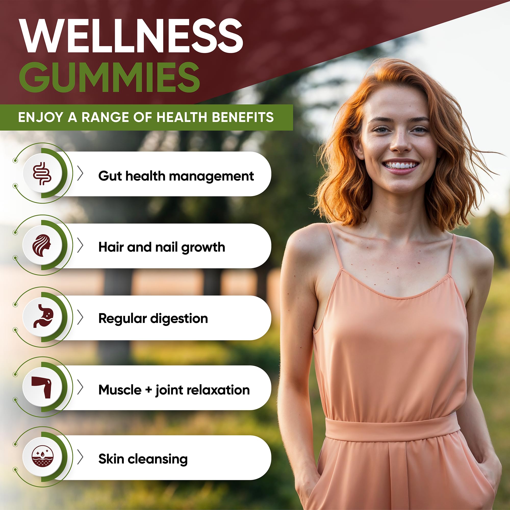 Simple Life Nutrition Organic Irish Sea Moss Gummies - Burdock Root and Bladderwrack Natural Blend - Immune System Gut Cleanse & Thyroid Supplement - Skin and Nail Health - 60CT - TrustMedUSA