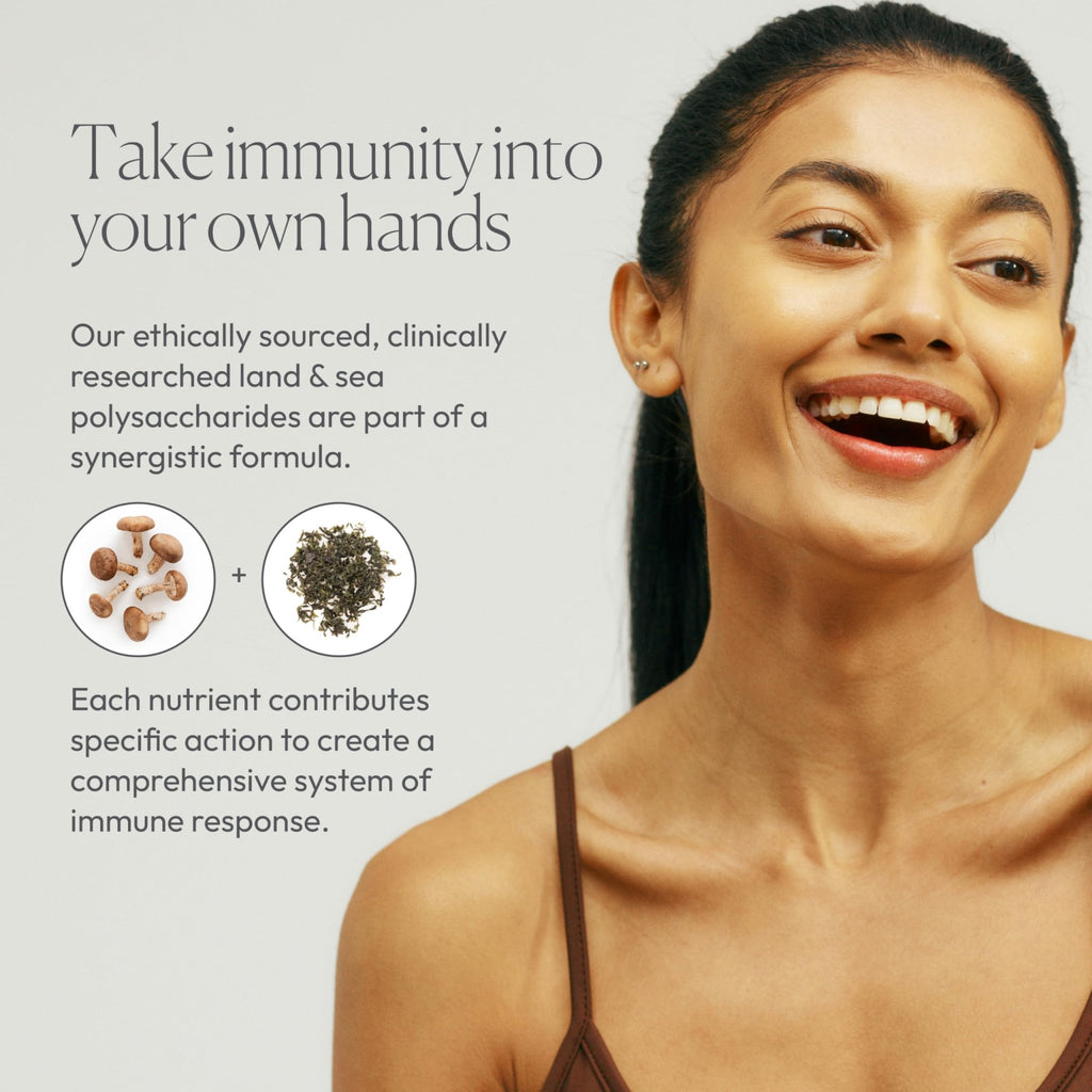 Simplix | Natural Supplement to Strengthen The Immune System | Respond to Outbreaks | Source of Highly Researched Mushroom & Seaweed Polysaccharides 60 Veggie Capsules (1 Pack) - TrustMedUSA