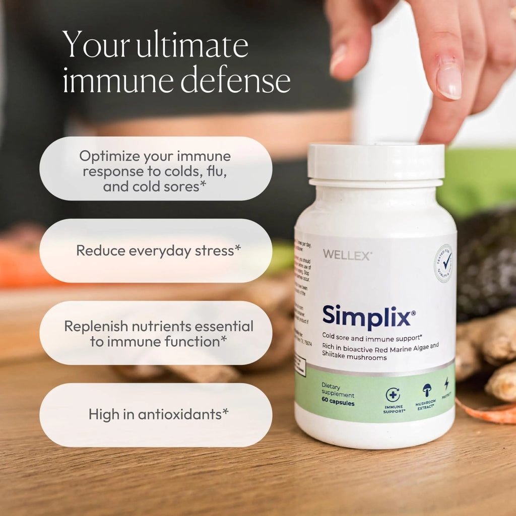 Simplix | Natural Supplement to Strengthen The Immune System | Respond to Outbreaks | Source of Highly Researched Mushroom & Seaweed Polysaccharides 60 Veggie Capsules (3 Pack) (180 Count) - TrustMedUSA