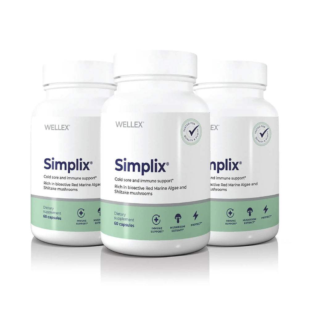 Simplix | Natural Supplement to Strengthen The Immune System | Respond to Outbreaks | Source of Highly Researched Mushroom & Seaweed Polysaccharides 60 Veggie Capsules (3 Pack) (180 Count) - TrustMedUSA