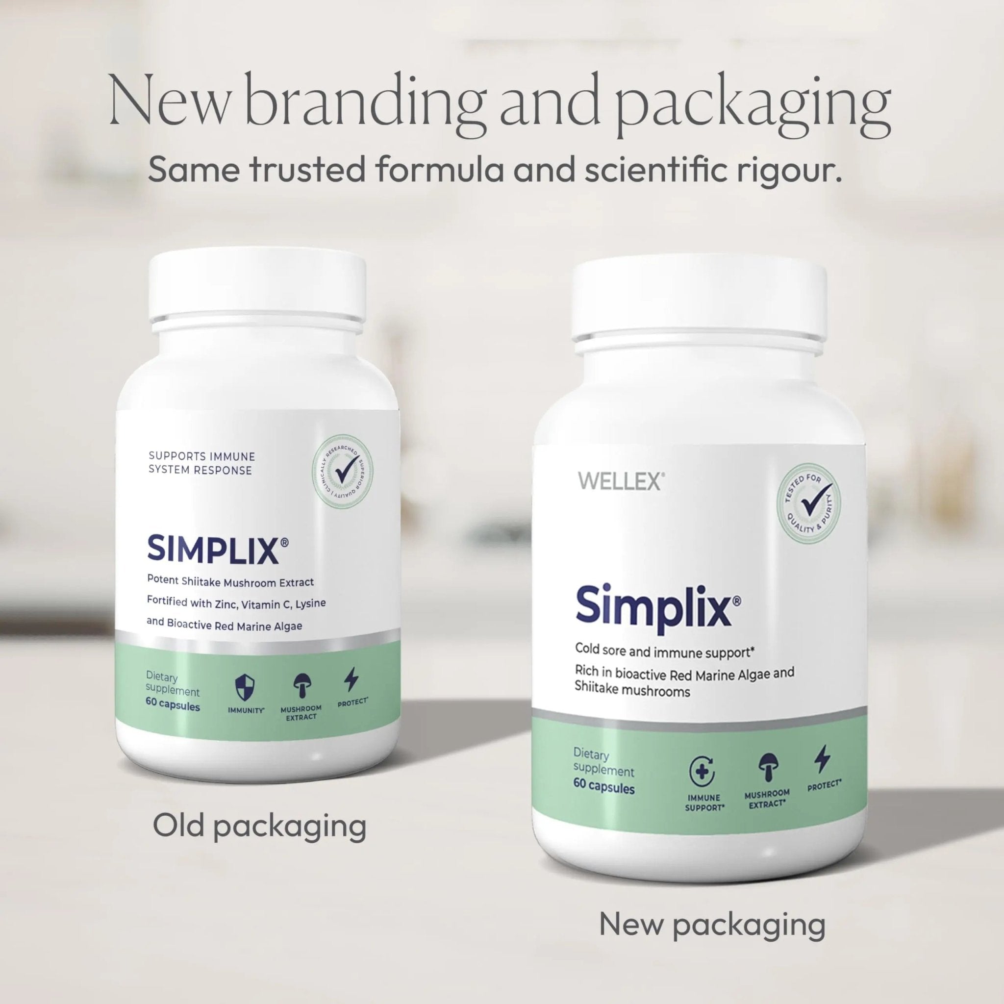 Simplix | Natural Supplement to Strengthen The Immune System | Respond to Outbreaks | Source of Highly Researched Mushroom & Seaweed Polysaccharides 60 Veggie Capsules (3 Pack) (180 Count) - TrustMedUSA