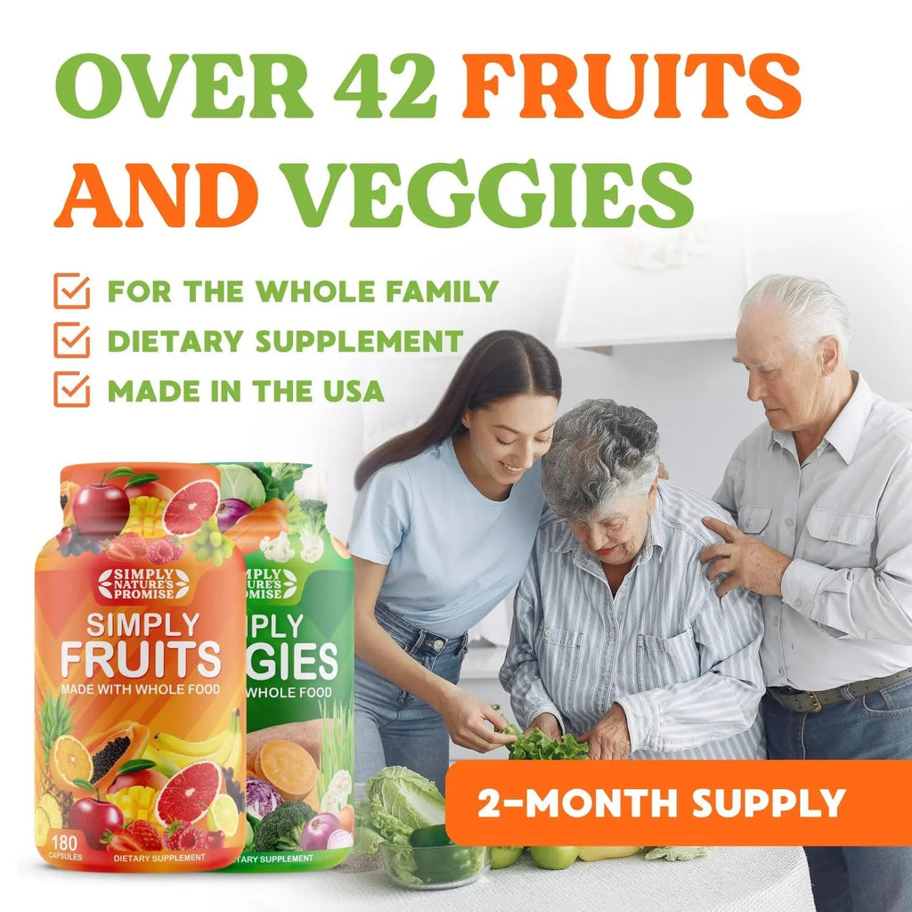 Simply Nature's Promise - Packed with Over 40 Different Fruits & Vegetables - TrustMedUSA