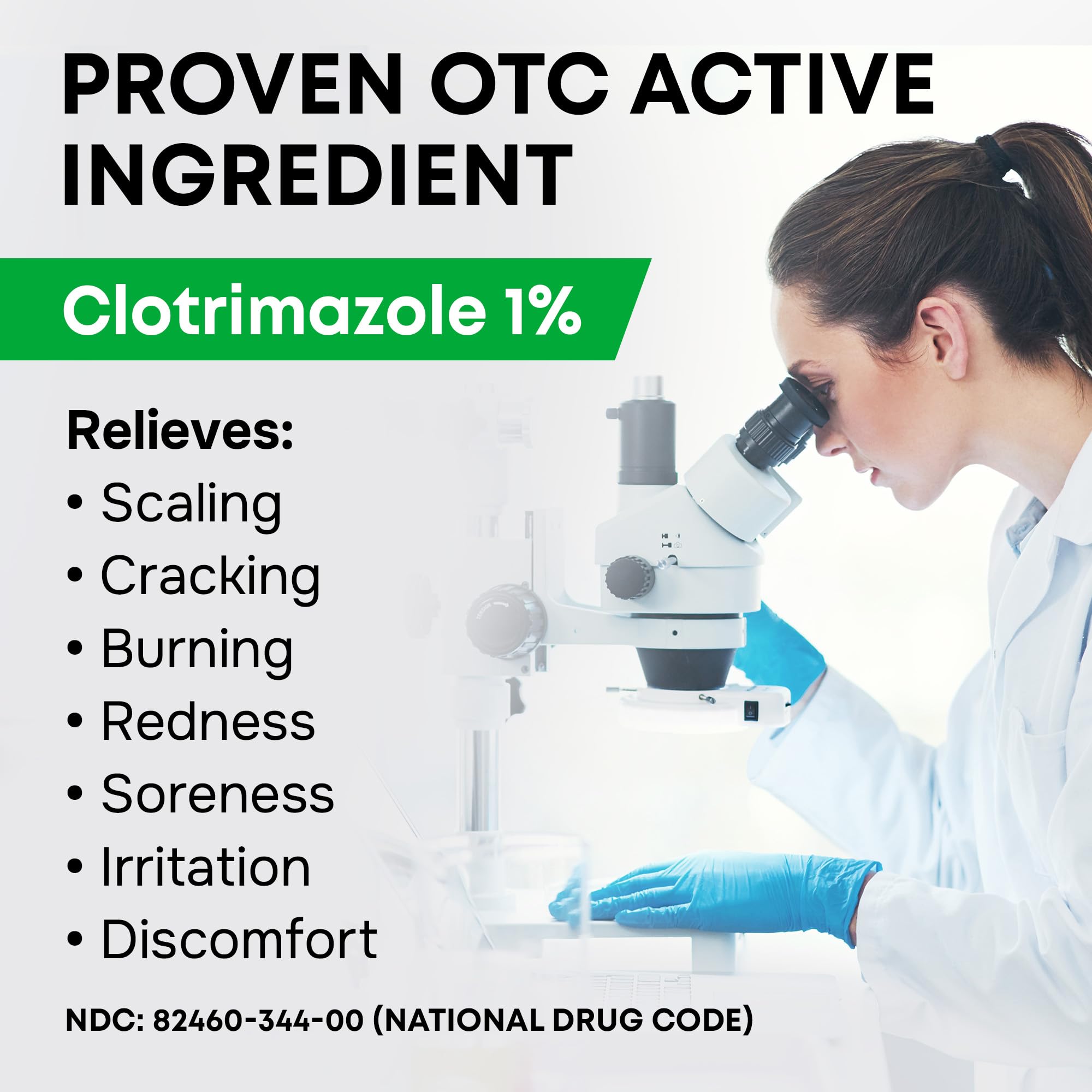 SimplyVital Clotrimazole Antifungal Cream - Treats Most Athlete’s Foot, Jock Itch, Ringworm, Clotrimazole 1% Anti Fungal Cream for Skin, Athletes Foot Treatment, Ring Worm Medication for Humans, 2 oz - Maple Wellness Supplements
