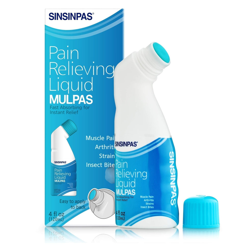 SINSINPAS Pain Relieving Liquid - MULPAS 2 Pack (Total 8 fl oz) - TrustMedUSA