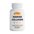 SIRUNES Marine Collagen Peptides, 120 Capsules - Fish Collagen Supplements for Women, Great for Hair, Skin, Nails, Joints & Bones - Made in USA - Maple Wellness Supplements