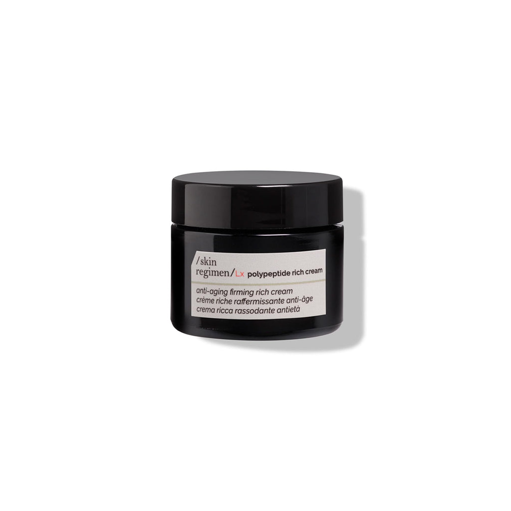 /skin regimen/ Lx Polypeptide Rich Cream, Anti-Aging Firming Moisturizer, Nourishes, Corrects Wrinkles, Longevity Complex™, Peptides, Clean Beauty, Vegan, Mature & Dry Skin, 1.69 Fl Oz - Maple Wellness Supplements