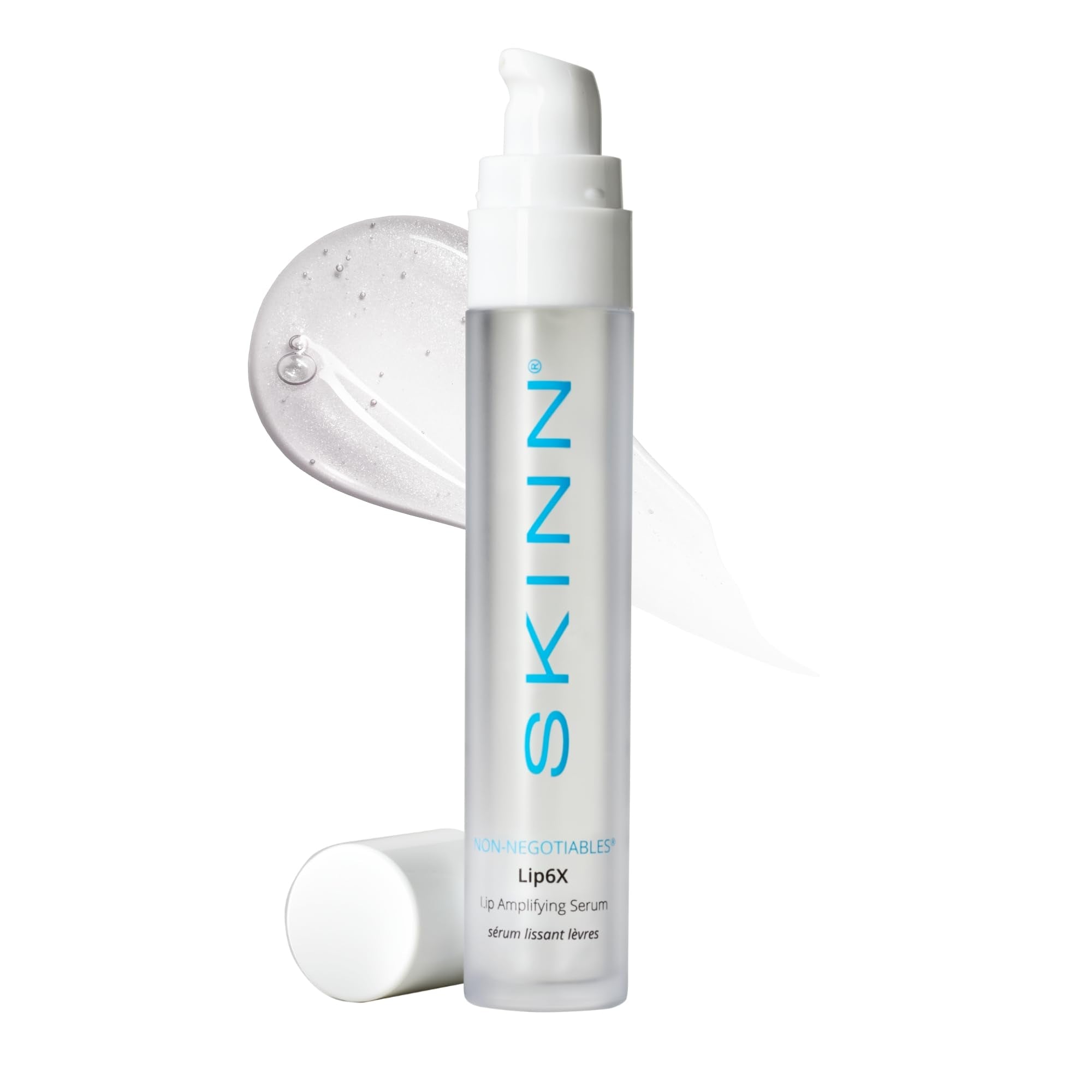 SKINN Lip Amplifying Serum, Lip6X with Peptides - Deep Moisturizing Serum Plumps, Hydrates & Smooths Lips & Boosts Collagen Production - Lip Care Products for Women - TrustMedUSA