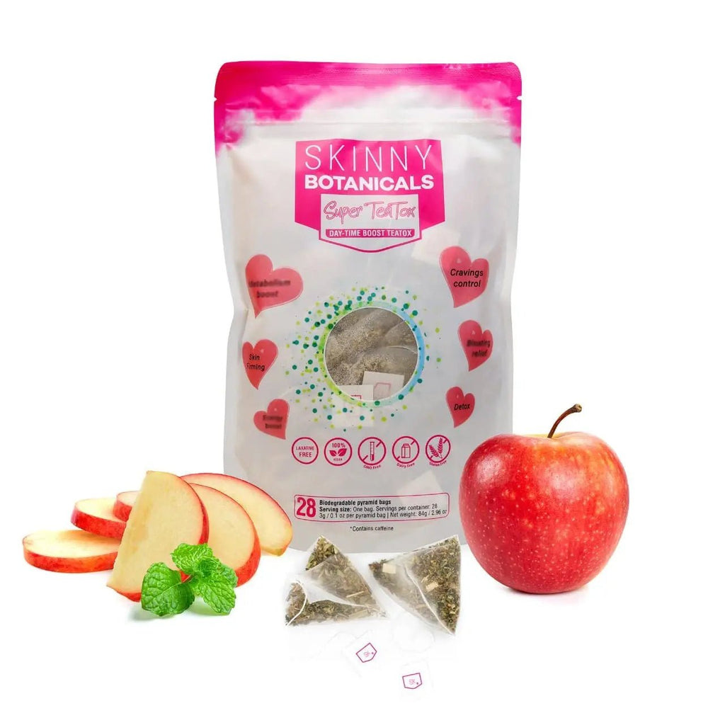 Skinny Botanicals Daytime Detox Tea for Body Cleanse All Natural - Laxative-Free, Supports - TrustMedUSA