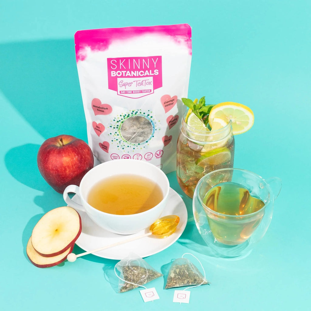Skinny Botanicals Daytime Detox Tea for Body Cleanse All Natural - Laxative-Free, Supports - TrustMedUSA
