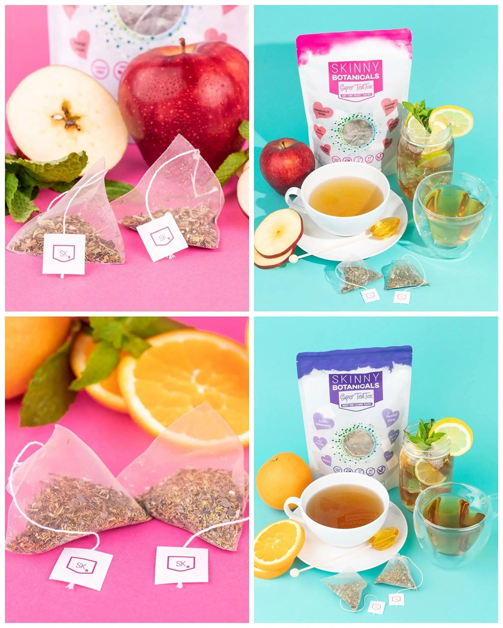 Skinny Botanicals Evening Detox Tea for Body Cleanse All Natural - Laxative-Free - TrustMedUSA