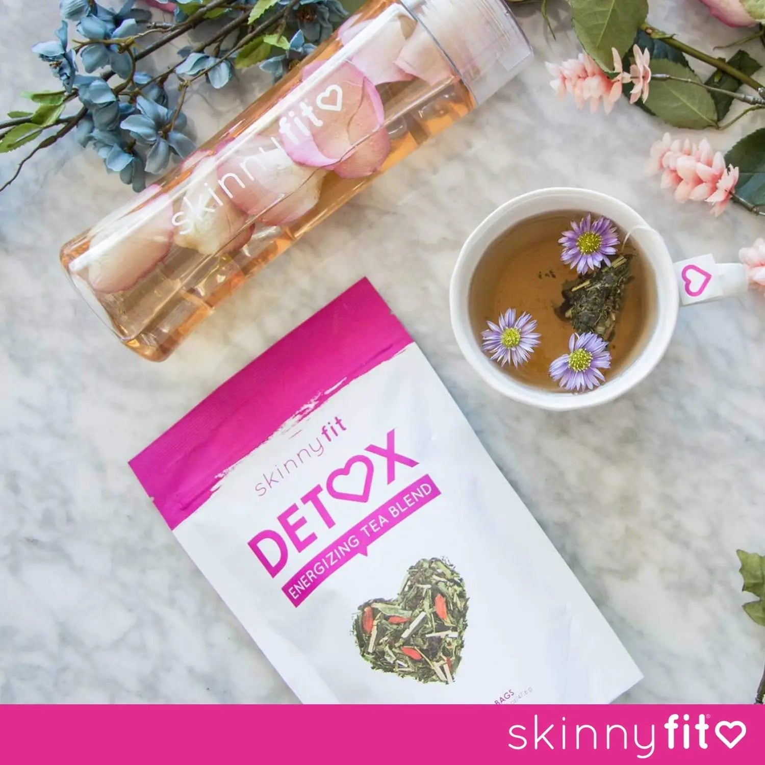 SkinnyFit Detox Tea: All-Natural, Laxative-Free, Supports A Healthy Weight - TrustMedUSA