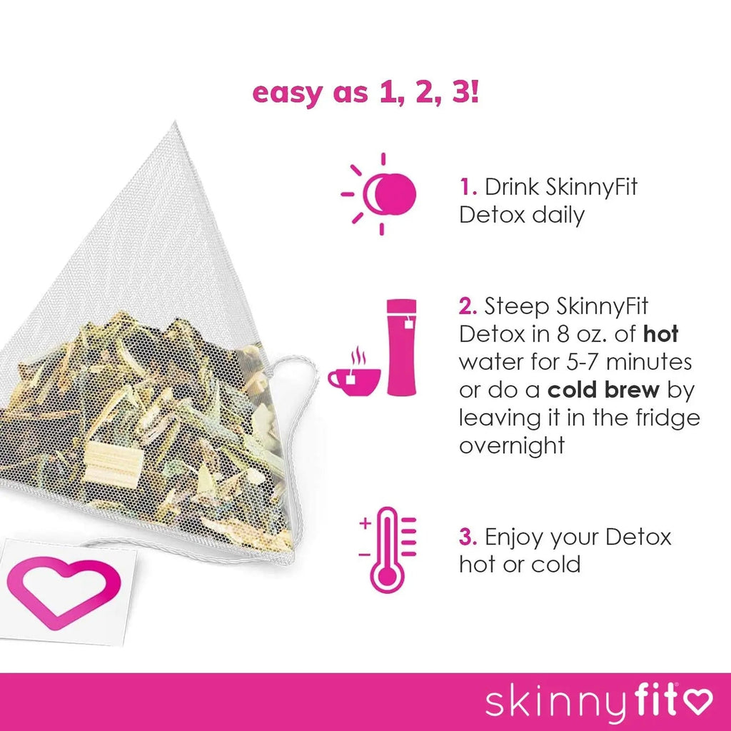 SkinnyFit Detox Tea: All-Natural, Laxative-Free, Supports A Healthy Weight - TrustMedUSA