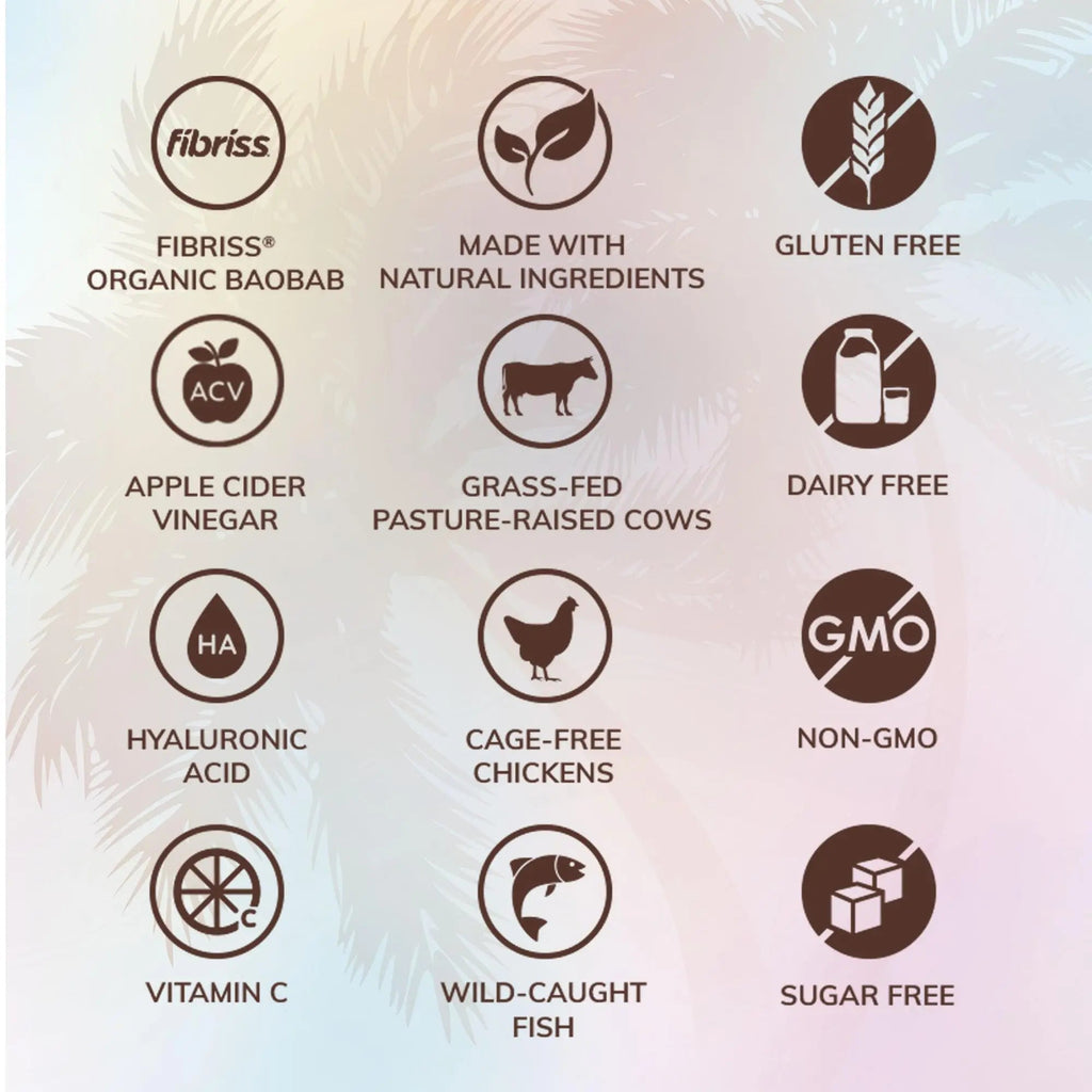 SkinnyFit Super Youth Chocolate Multi-Collagen Peptides + Probiotics, Baobab Fiber - TrustMedUSA