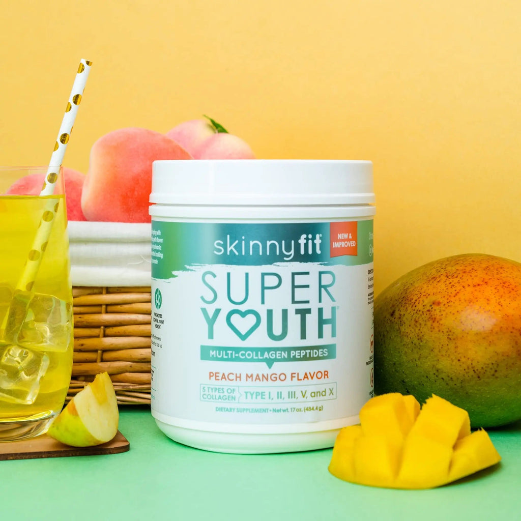 SkinnyFit Super Youth Multi-Collagen Peptides Plus Apple Cider Vinegar, Hyaluronic Acid - TrustMedUSA
