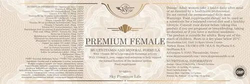 Sky Premium Life Female Multivitamin and Minerals Food Supplement – 60 Tablets - TrustMedUSA